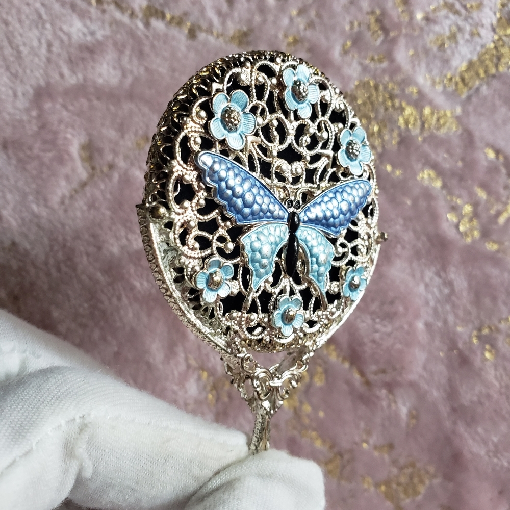 VTG MIRROR | Small Butterfly Hand Mirror - Picture 13 of 15